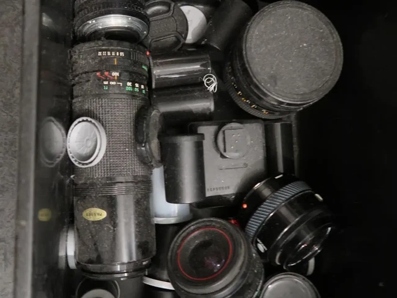 Billede 4 - Kasse med div. Objektiver CANON EFS 18.55mm, SEIKO m.fl.