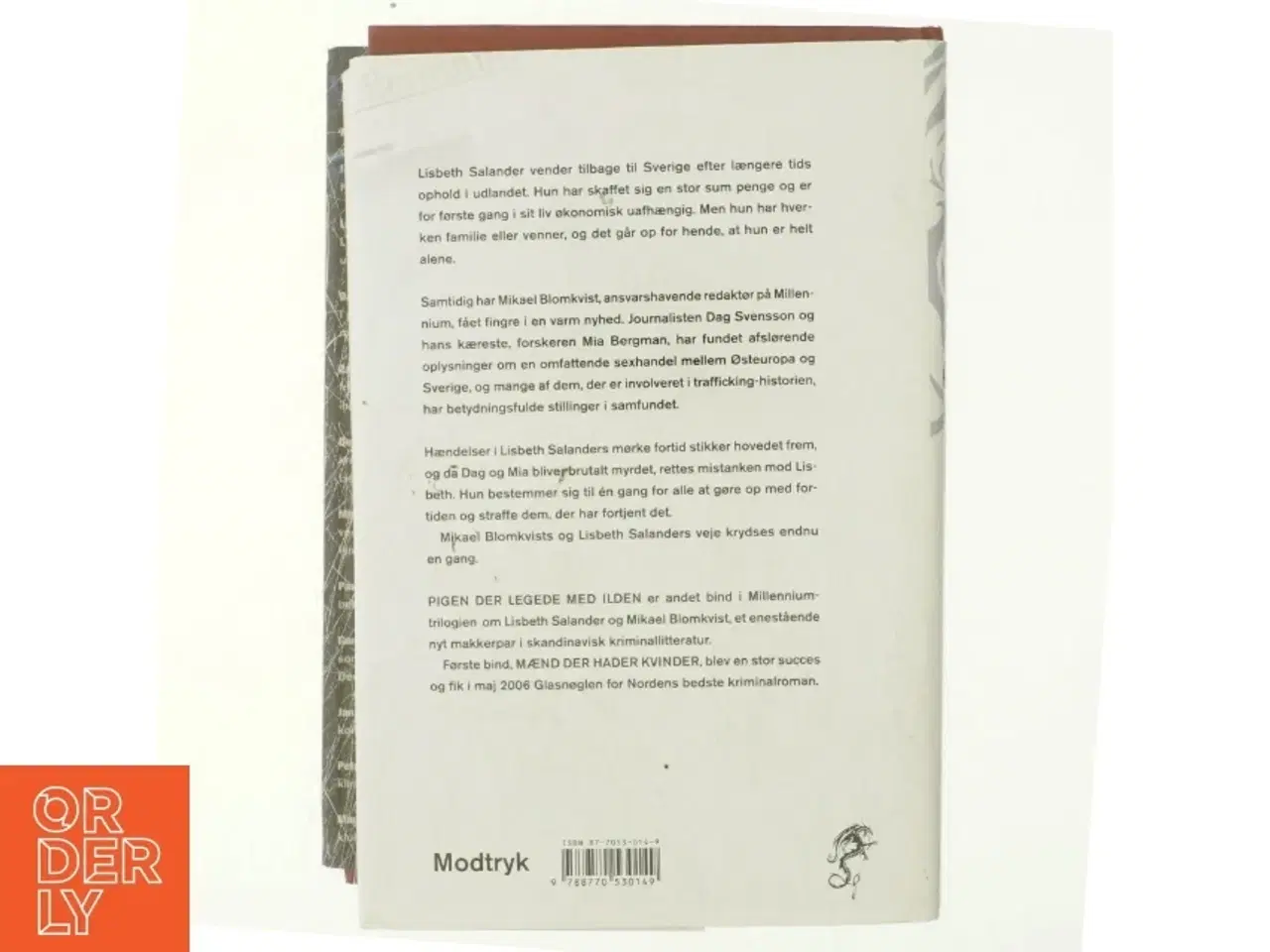 Billede 3 - Pigen Der Legede Med Ilden af Stieg Larsson (Bog)