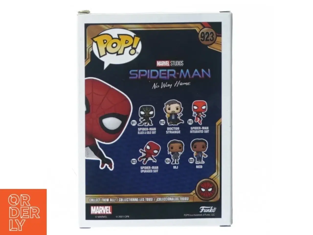 Billede 2 - Funko pop figur spiderman no way home 923 fra Marvel (str. 11 x 16 cm)