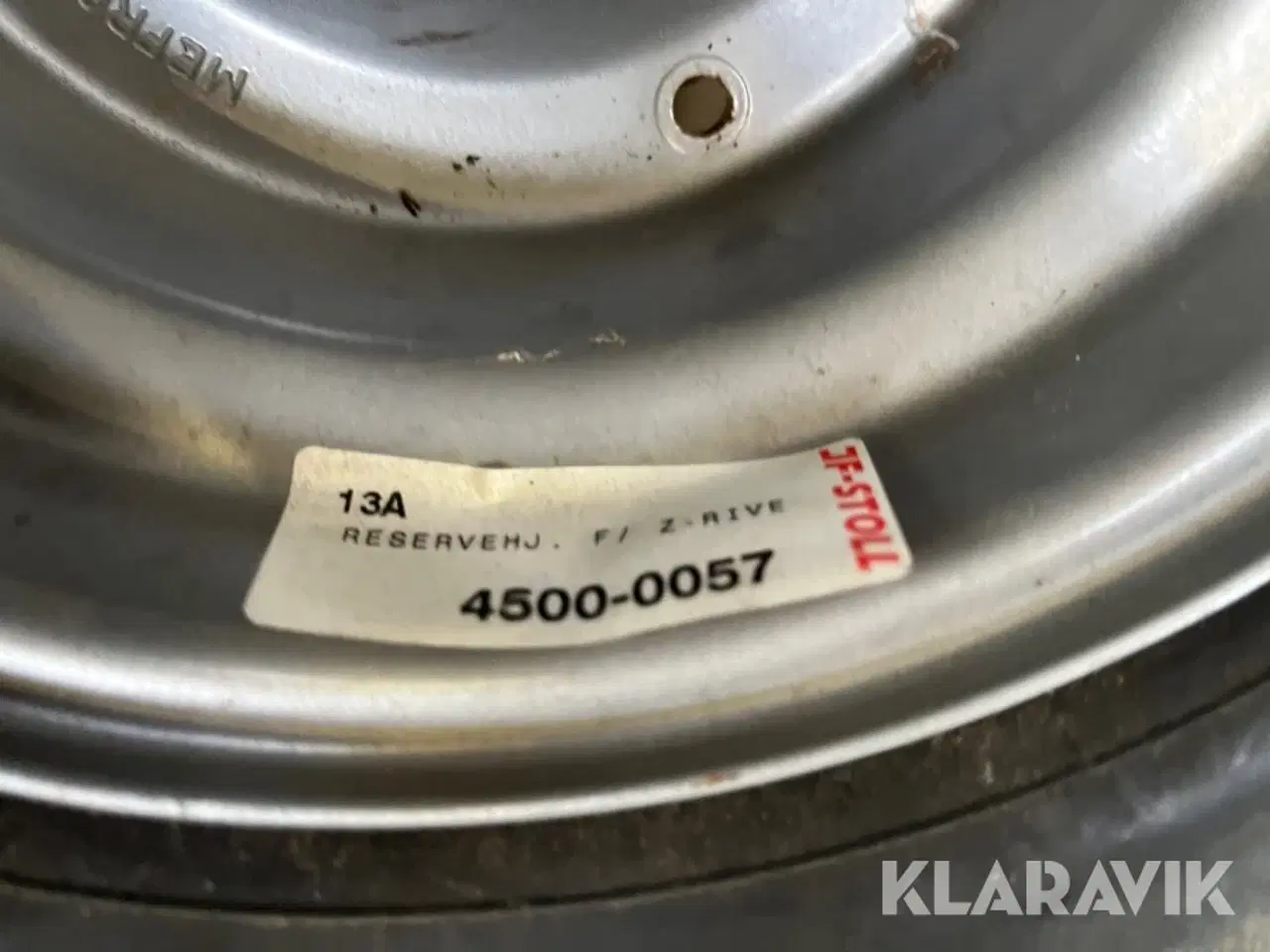 Billede 7 - Hjul til høvender 4 styk