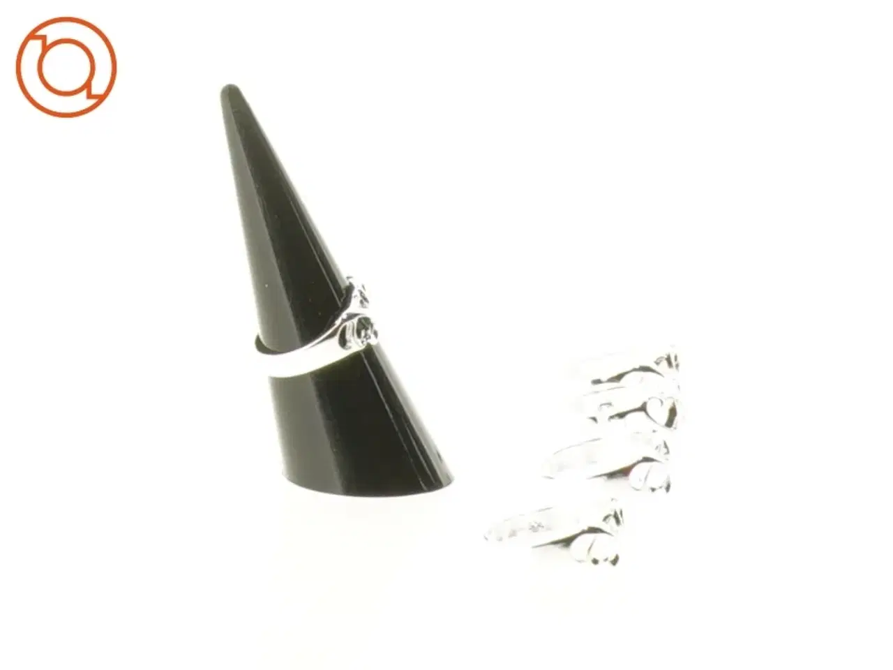 Billede 2 - 5 stk. Fingerringe stål