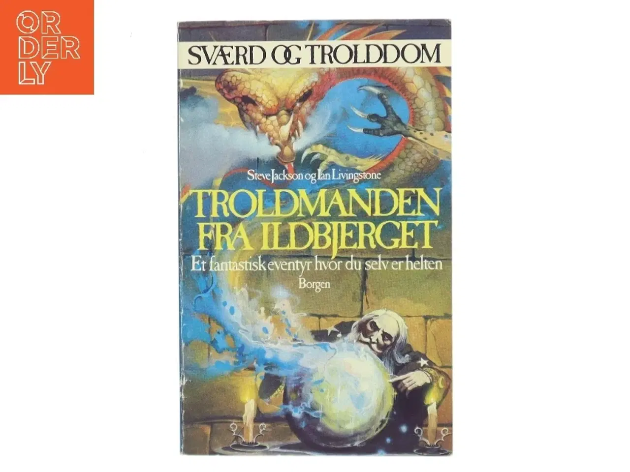 Billede 1 - Troldmanden fra Ildbjerget af Steve Jackson (Bog)