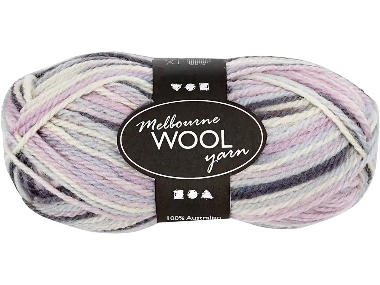 Billede 1 - Melbourne Uldgarn 50g - Pastellilla, 92m Kvalitetsgarn