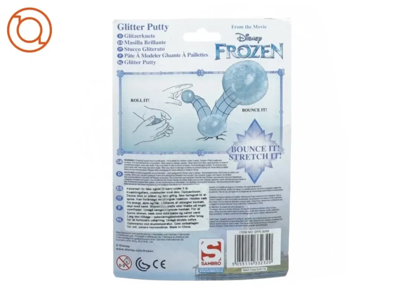 Billede 2 - Frozen glitter putty fra Sambro (str. 6 cm)