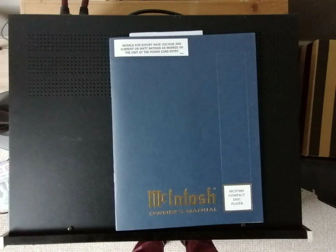 Billede 5 -  McIntosh MCD 7009 CD Player