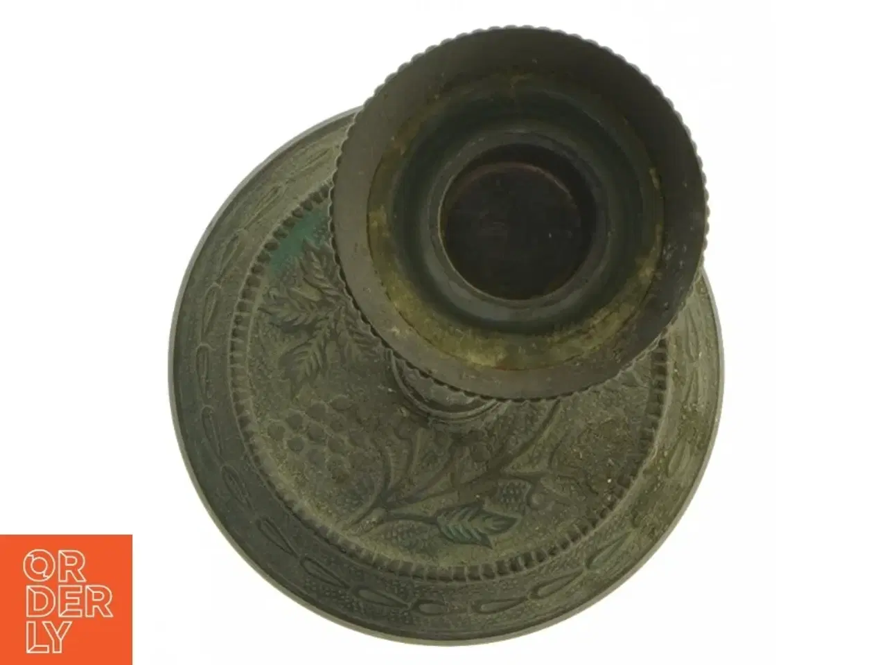 Billede 2 - Antik lysestage (str. 27,5 cm)