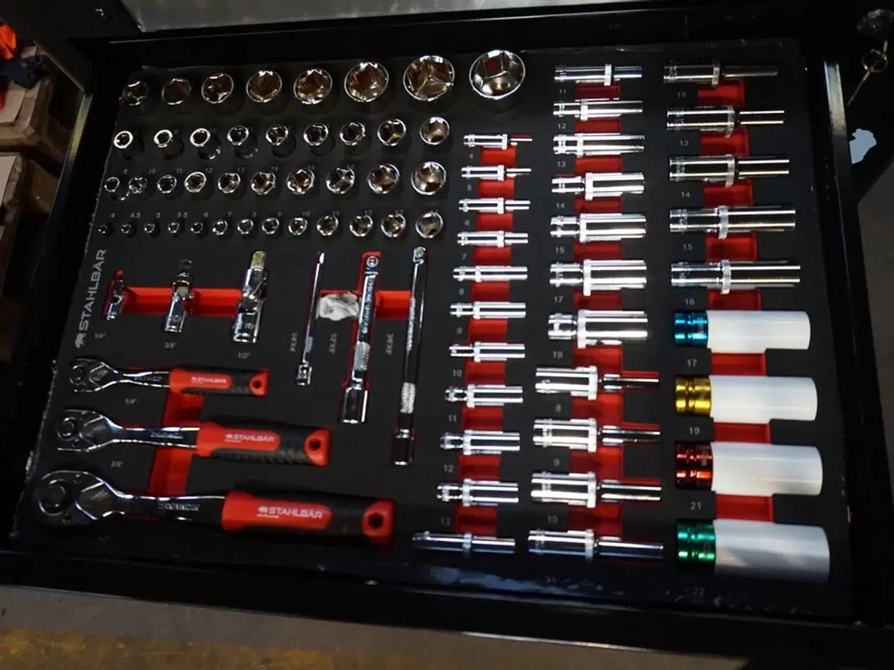 Billede 4 - Værktøjsvogn, Stahlbär, 7 skuffer inkl. Værktøj