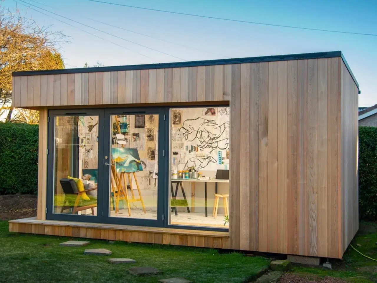 Billede 2 - Isoleret glas anneks, hobbyrum, tinyhouse,skur