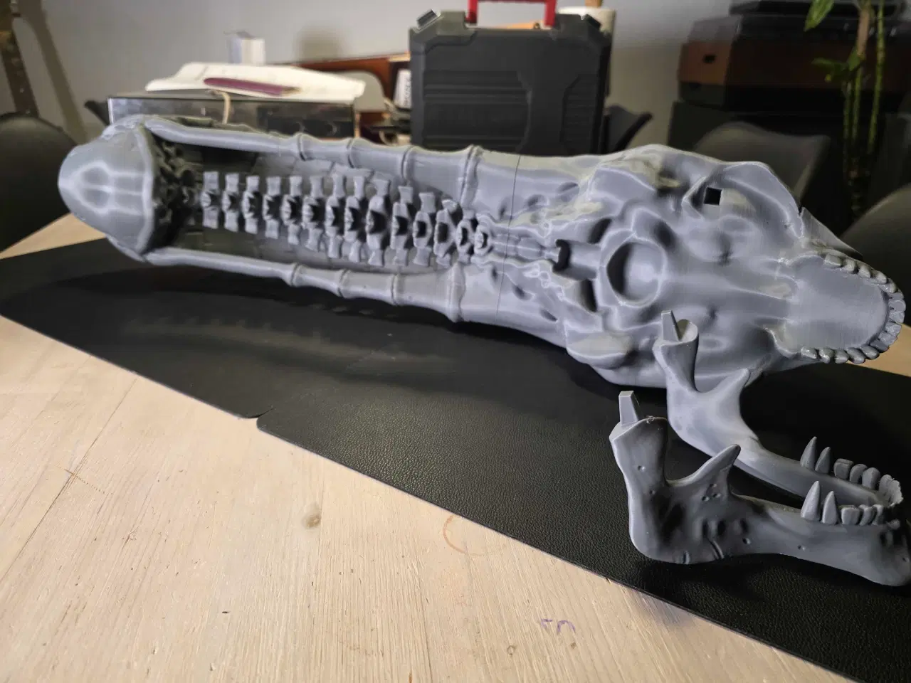 Billede 2 - Livsstørrelse Alien (Xenomorph) Kranie - 3D-print