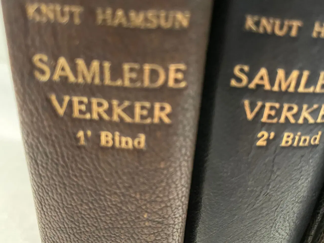 Billede 1 - Knut Hamsuns samlede værker bind 1-10