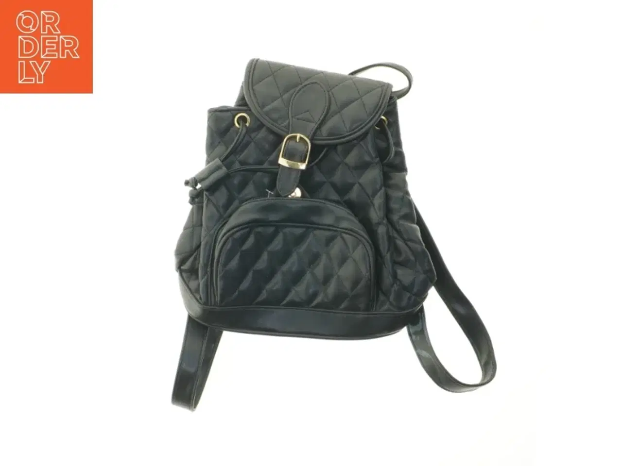 Billede 1 - Rygsæk i quiltet kunstlæder fra Mac Fly (str. 30x29 cm)