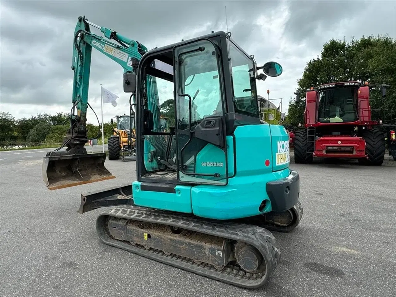 Billede 4 - Kobelco SK55 KUN 1900 TIMER OG MED SKOVLE!