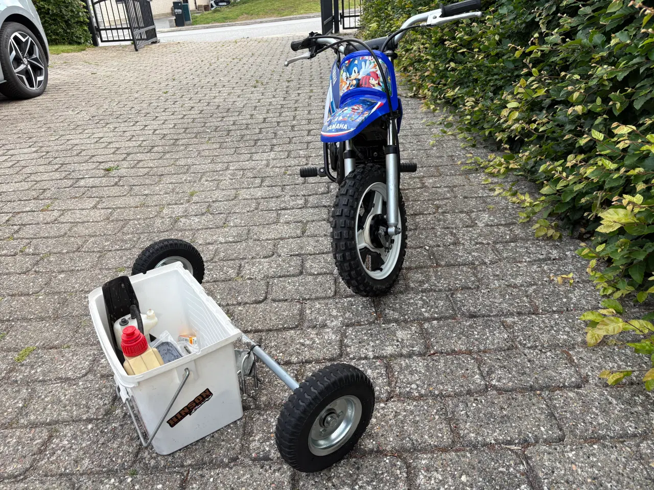 Billede 3 - YAMAHA PW 50 + tilbehør 