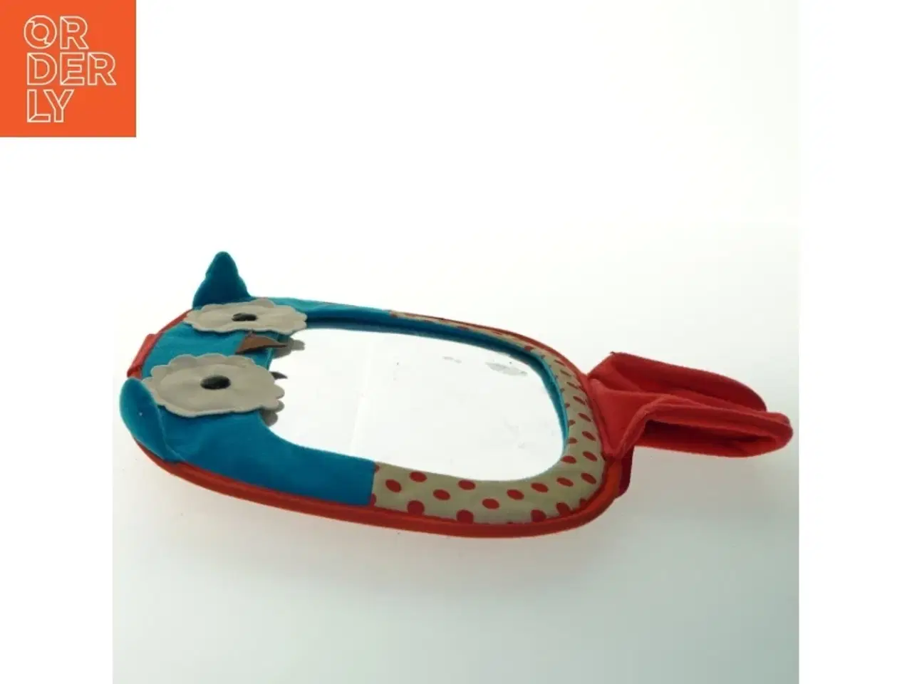 Billede 2 - Babyspejl med uglemotiv, kan bruges i bilen (str. 31x32 cm)