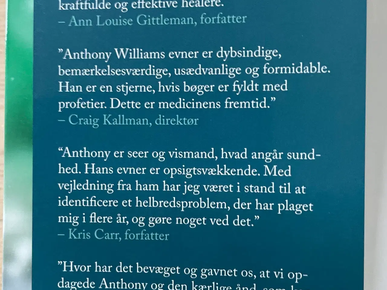 Billede 3 - Den medicinske seers kostguide af Anthony Williams