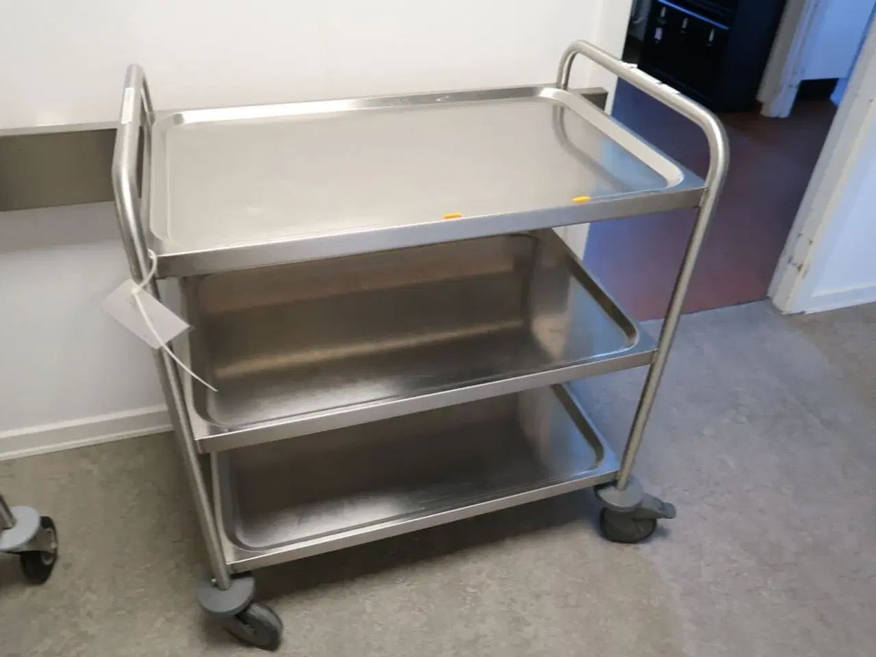 Billede 2 - Rustfri stål opbevaringsvogn