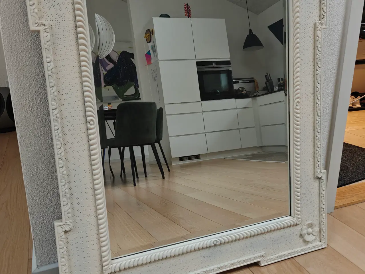 Billede 1 - Spejl i træ