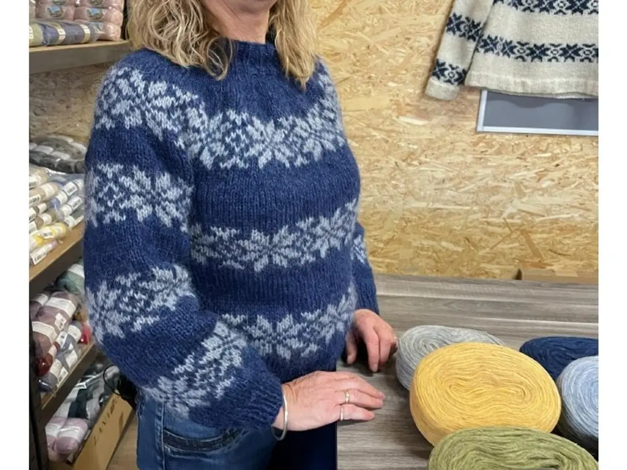 Billede 1 - StrikkeKit - "Sarah Lund Inspireret Sweater"