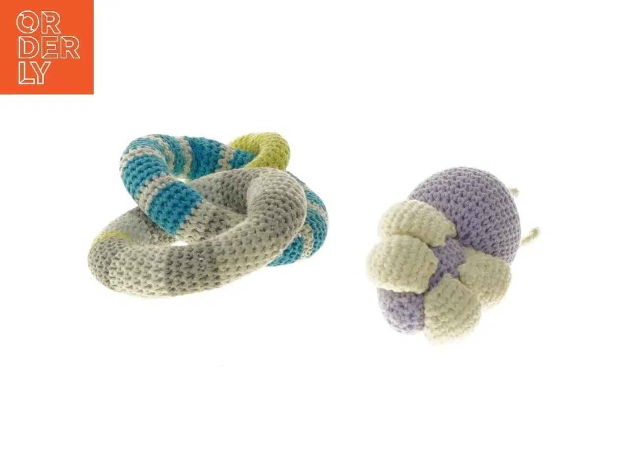 Billede 3 - Hæklet legetøjssæt (str. 15 og 20 cm)