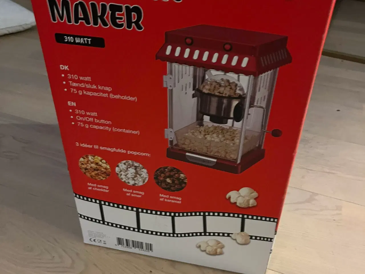 Billede 3 - Popcornmaskine i rød