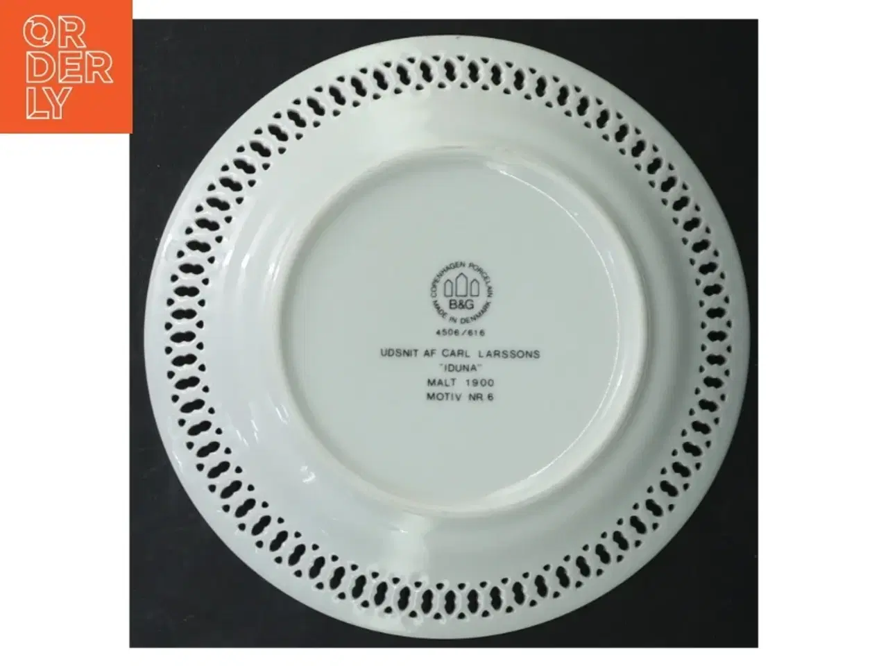 Billede 2 - Dekorative porcelænstallerkener fra B&G (str. Ø. 17 cm. 3 styk)