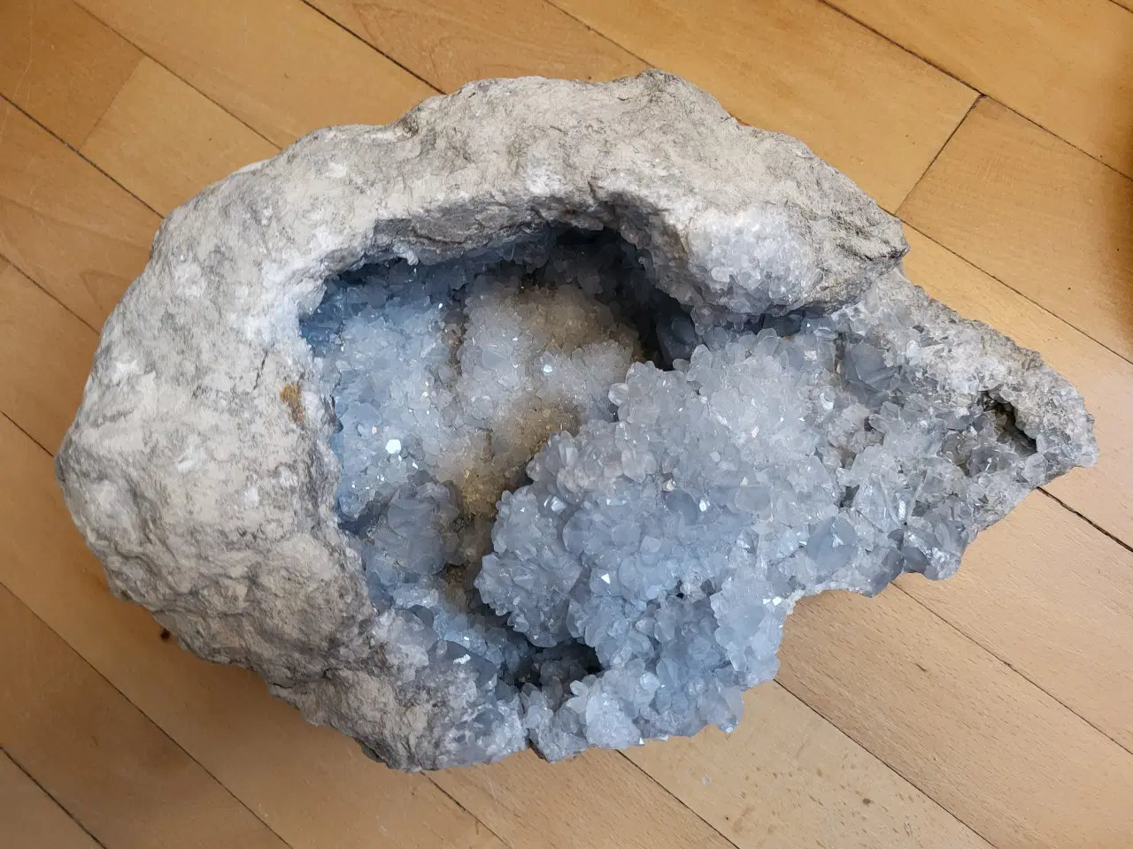 Billede 11 - KUN 1499 kr for 8,4 kg CELESTIT GEODE