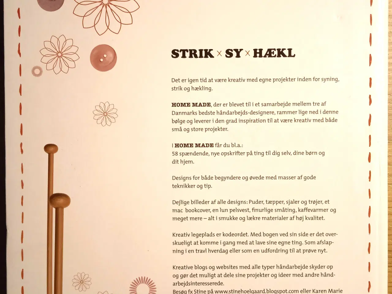 Billede 2 - Home Made - Strik * sy * hækl