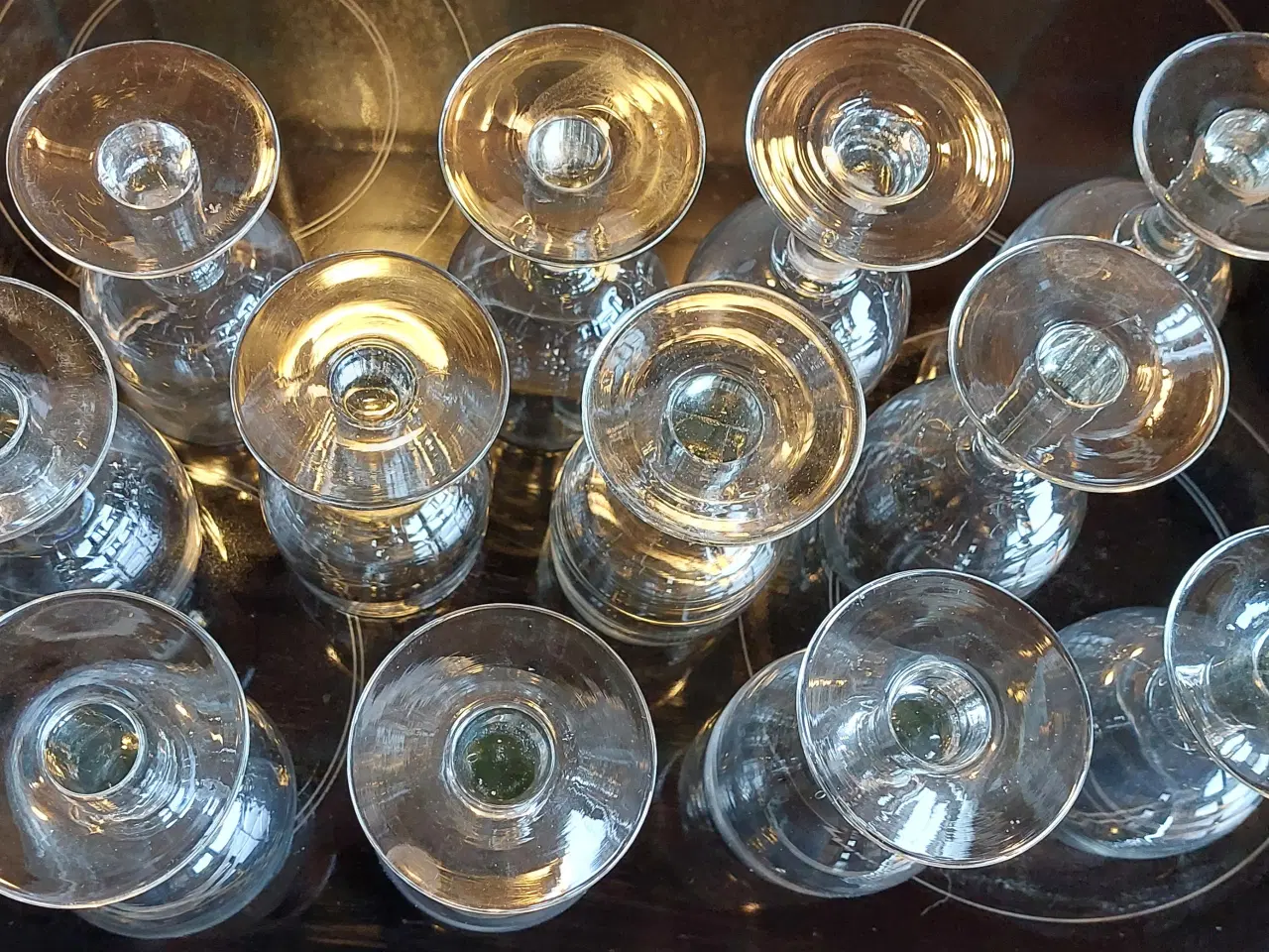 Billede 4 - 12 stk. ANTIKKE RØDVIN / PORTERGLAS 