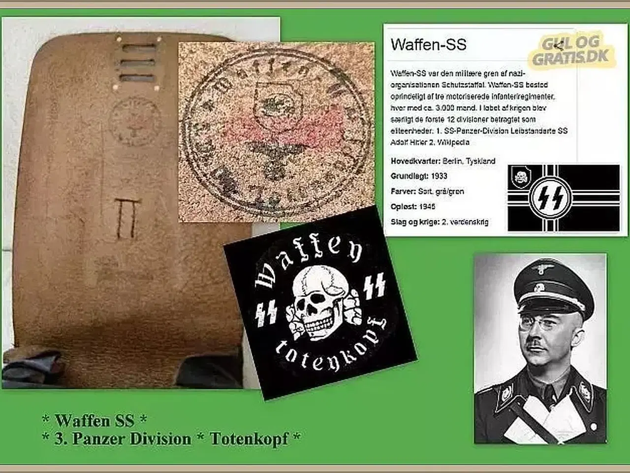 Billede 1 - * Kartentasche * Waffen SS *