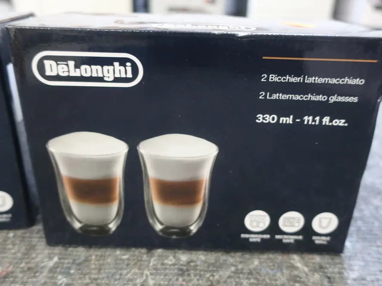 Billede 2 - 6 stk. DELONGI kaffeglas