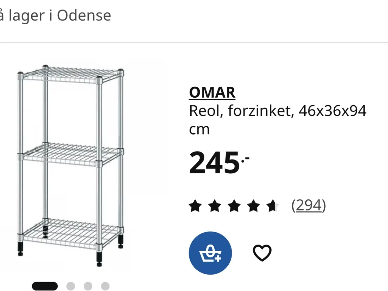 Billede 2 - Ikea Omar reol 