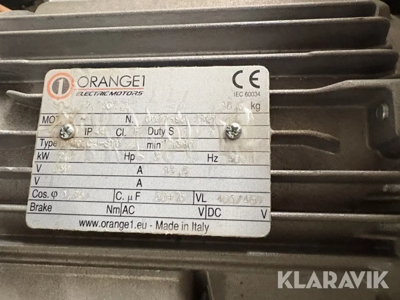 Billede 5 - Kompressor Kaeser Classic 460/50w med slangeoprul, luftnøgle og ledningsoprul.