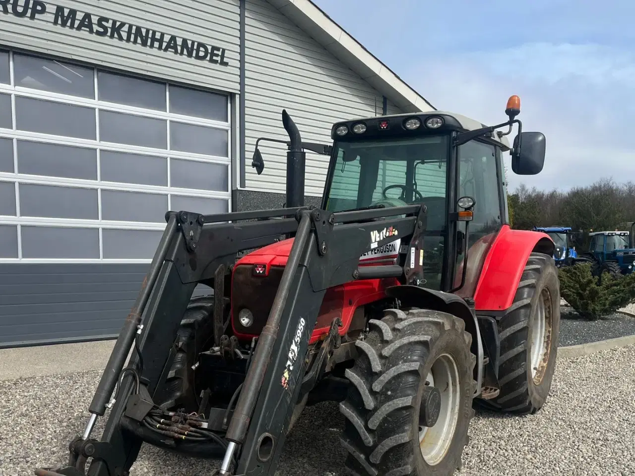 Billede 10 - Massey Ferguson 6480 Dyna 4 Med frontlift og frontlæsser