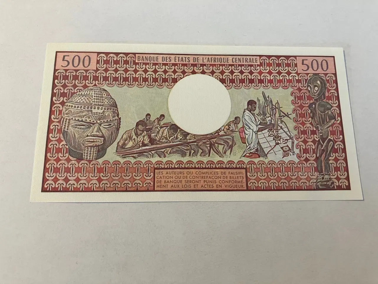 Billede 2 - 500 Francs Central African Republic 1981