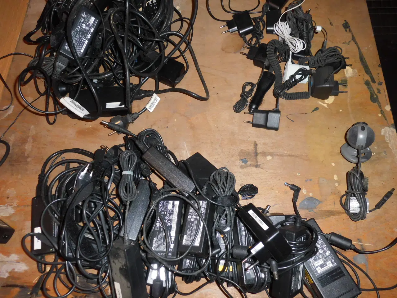 Billede 1 - Diverse brugte strømforsyninger for bærbar pc