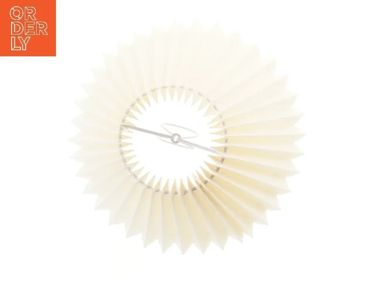 Billede 2 - Plisse lampe skærm (str. Ø 19,5 cm lægnde 16 cm)