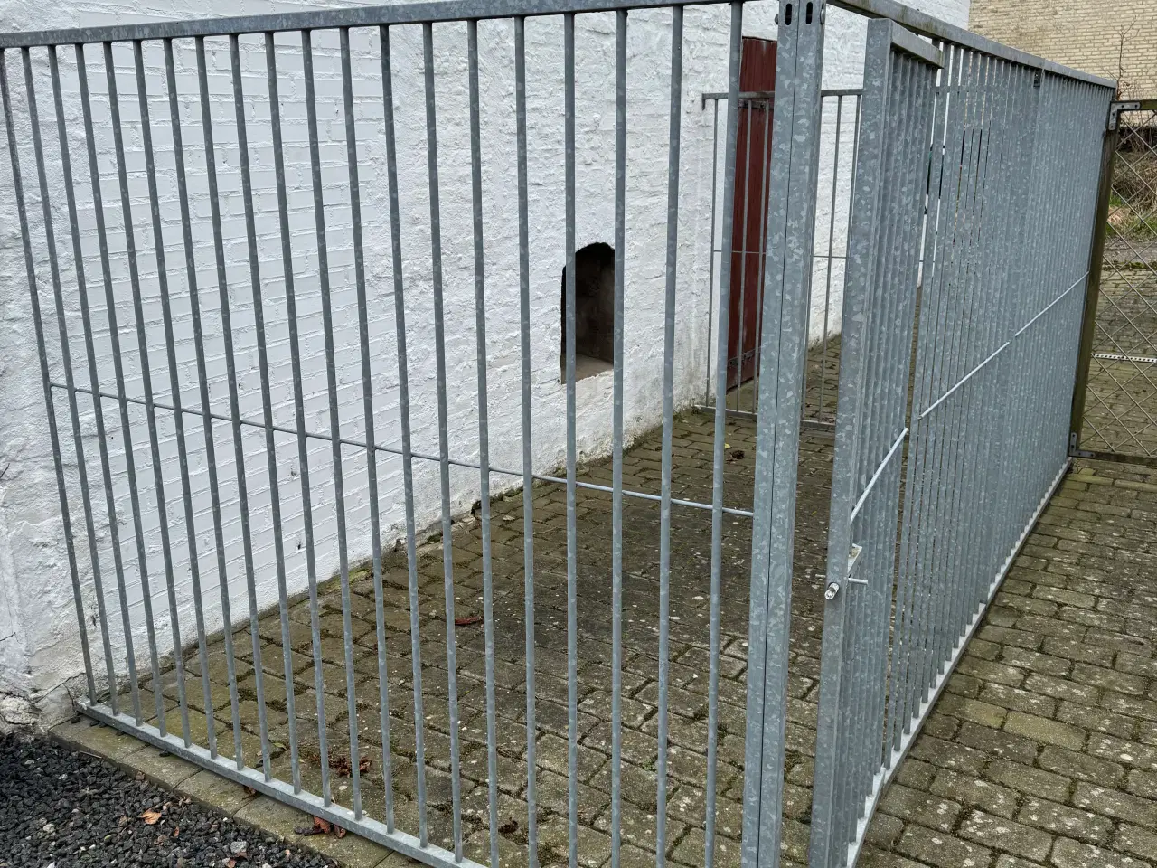 Billede 3 - Galvaniseret hundegård