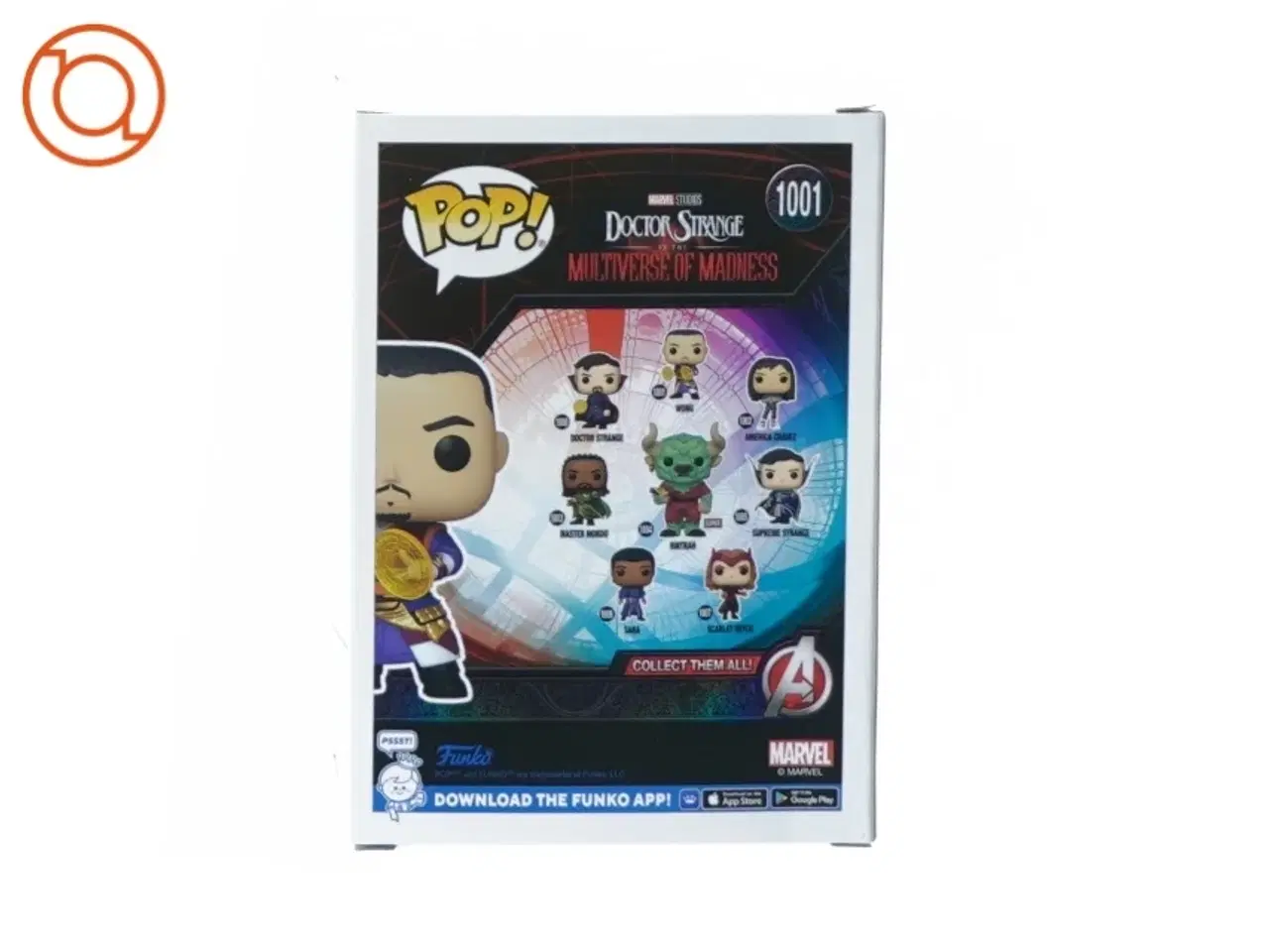 Billede 2 - Funko pop figur: Ddoctor Strange Wong fra Marvel (str. 11 x 16 cm)