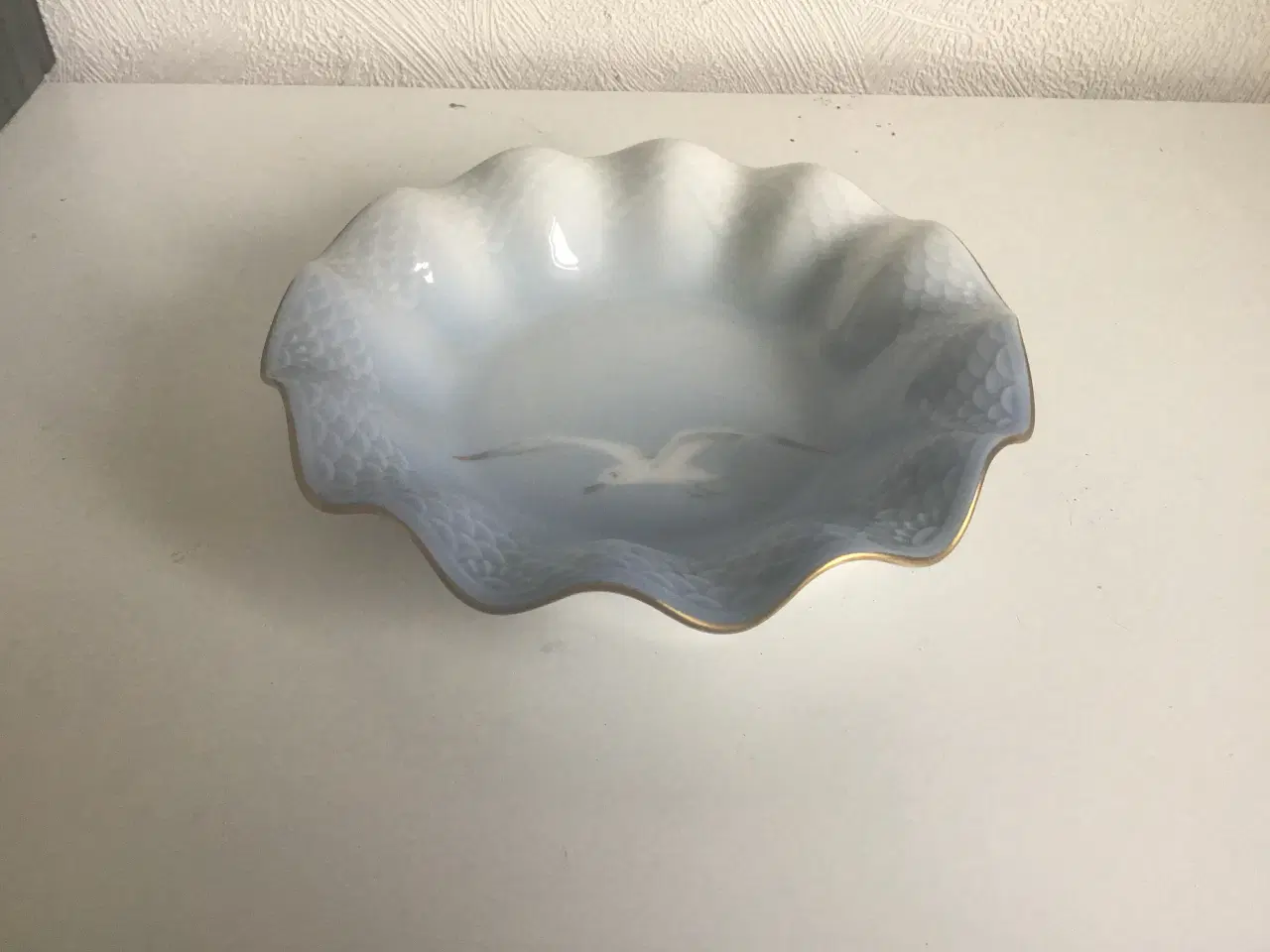 Billede 2 - Mågestel med guldkant skål