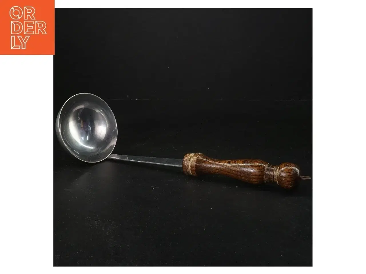 Billede 1 - Suppeske med træhåndtag (str. 30x9 cm)