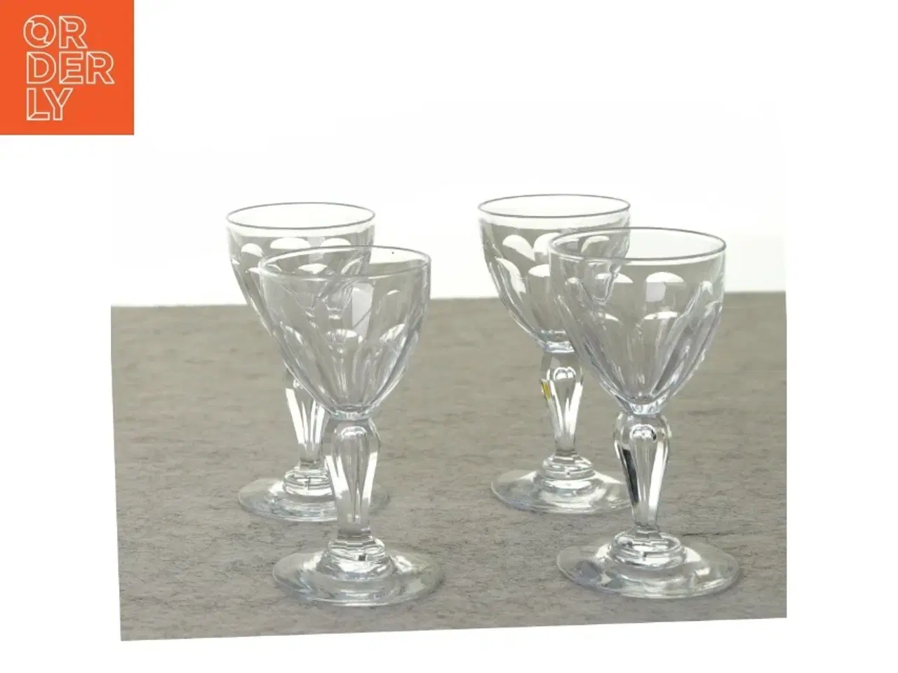 Billede 1 - Glas fra Holmegaard (str. 9 x 4 cm )