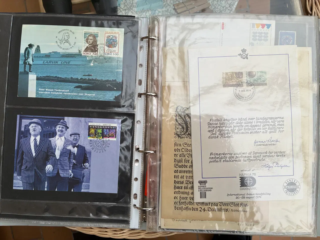 Billede 7 - Frimærker helsager stempler postnoteringer