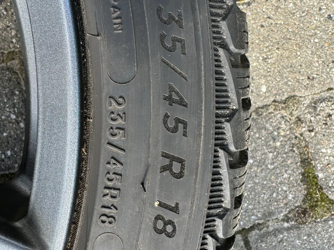 Billede 2 - Alufælge med Michelin vinterdæk 235/45 R18