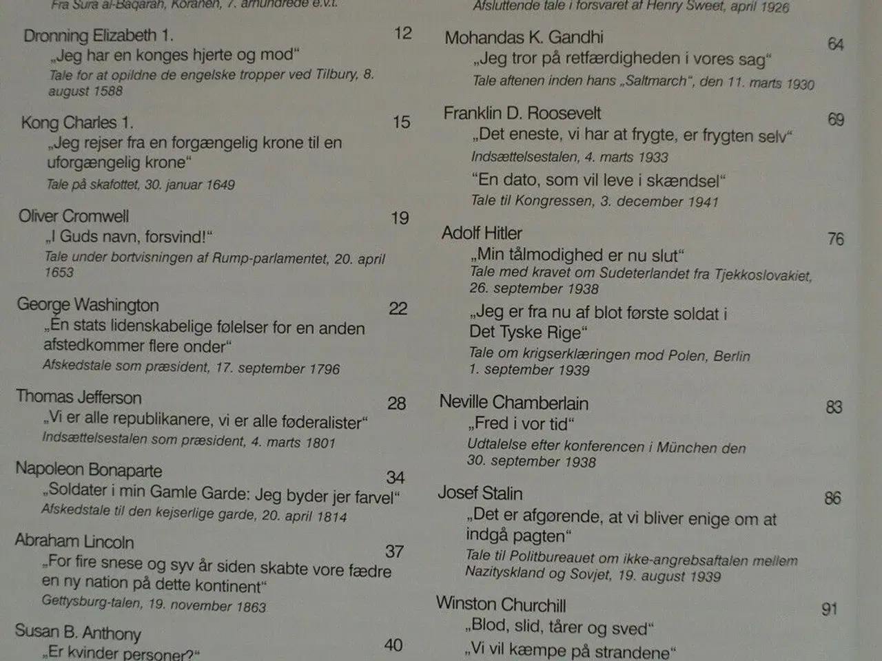 Billede 2 - taler der forandrede verden, forord af simon sebag