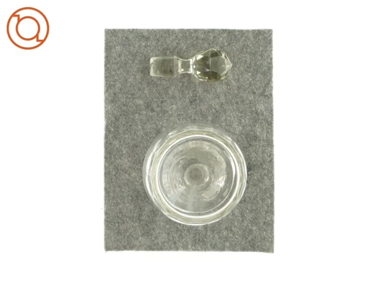 Billede 2 - Glaskaraffel med prop (str. HØ: 16x10 cm)