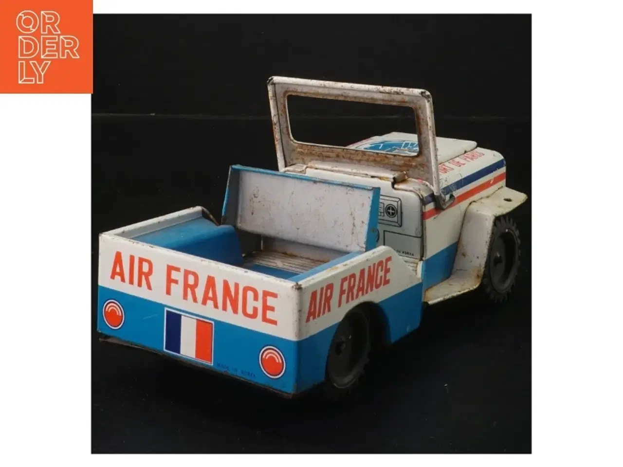 Billede 3 - Vintage legetøjsbil i blik Air France (str. 20x10x8 cm)
