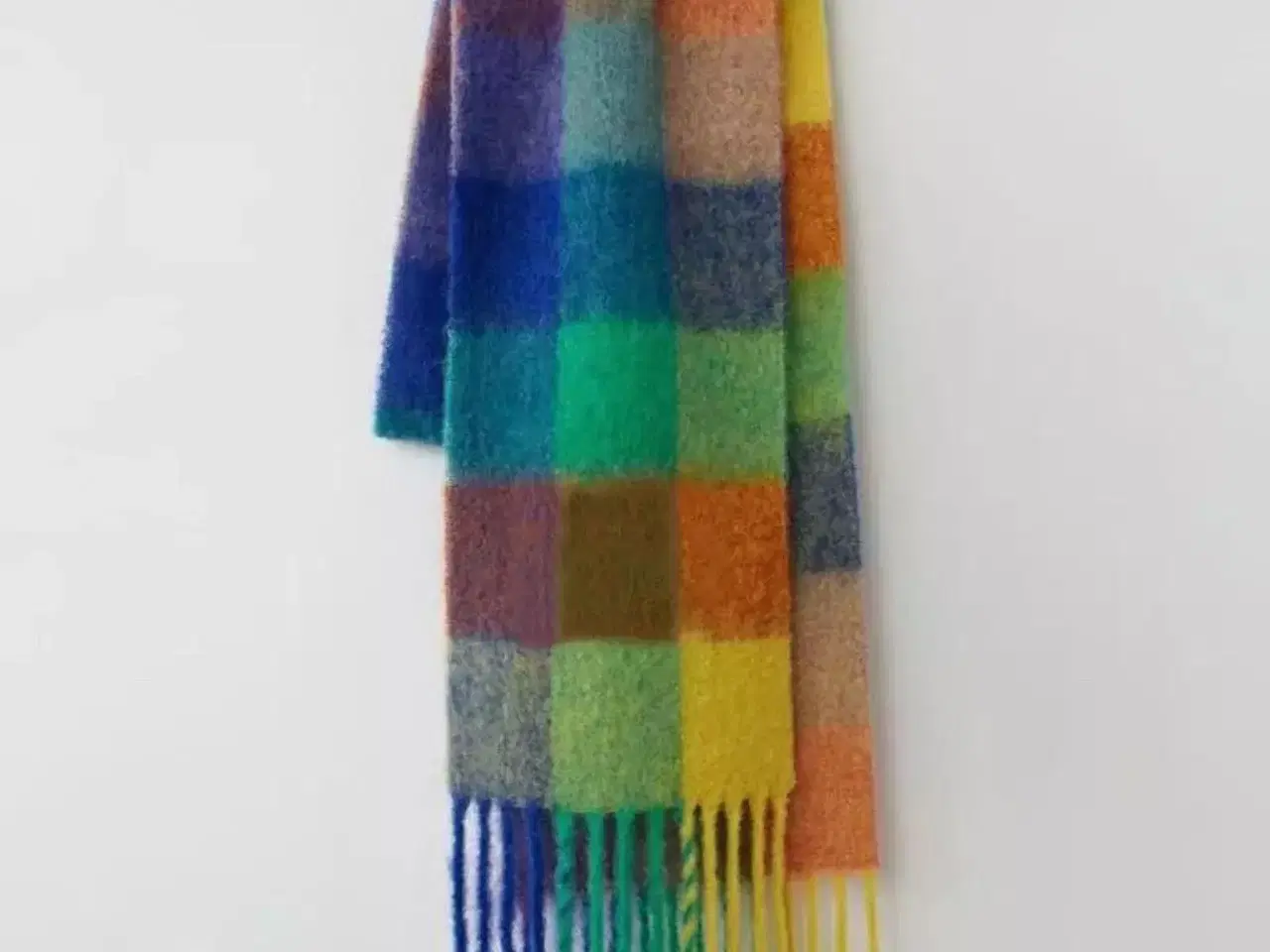 Billede 8 - Multifarvet blødt tørklæde halstørklæde m kvaster
