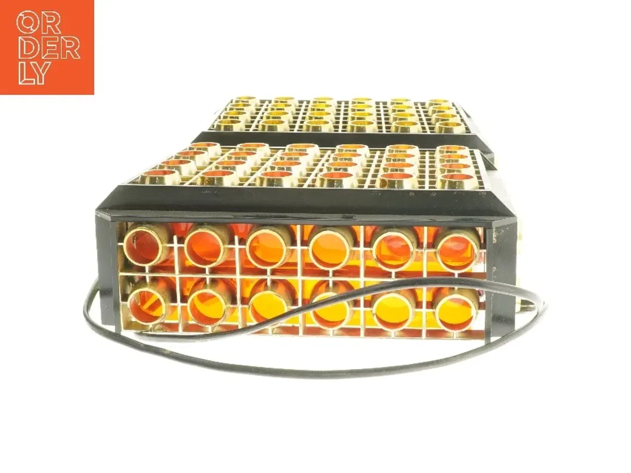 Billede 4 - Retro væglamper med farvet glas (str. 22x8x17 cm)