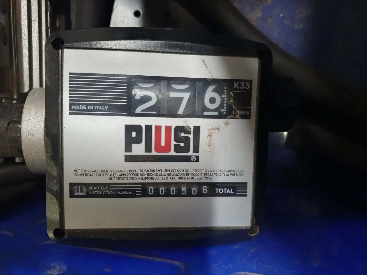 Billede 1 - Diesel pumpe med tæller