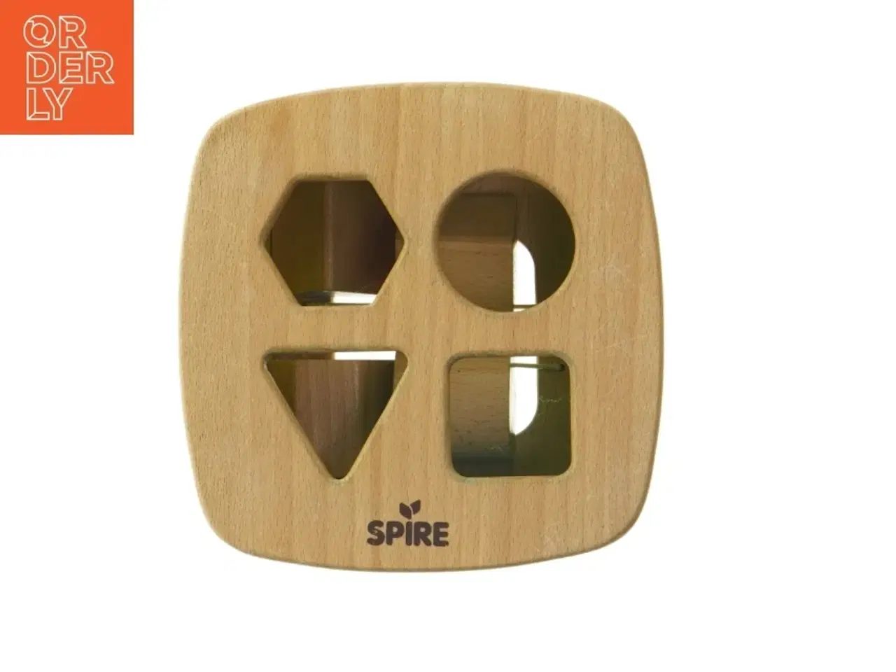 Billede 1 - Trækleklodser med puttekasse fra Spire (str. 16,5 cm)